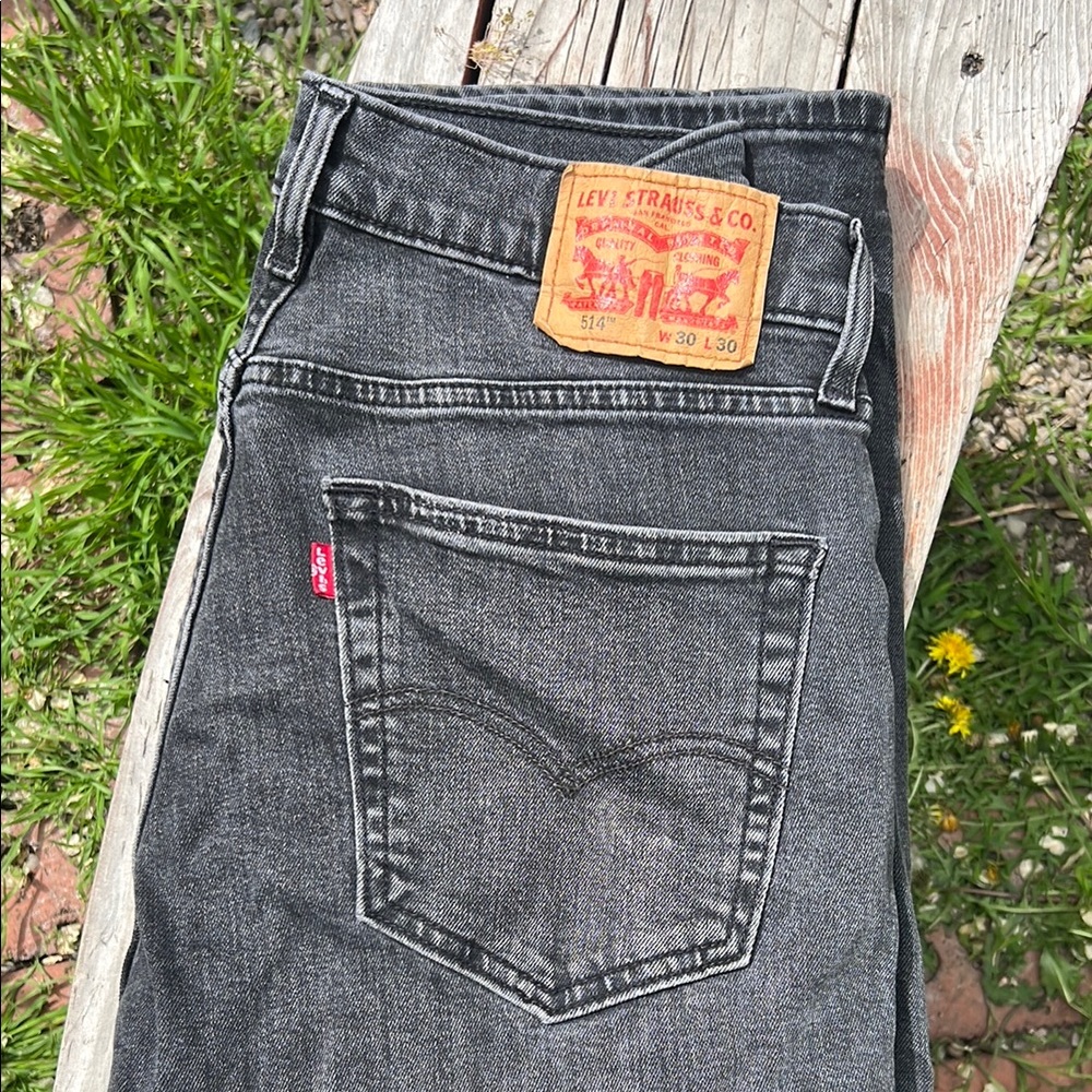 Levi's Men's Black Jeans 514 30x30